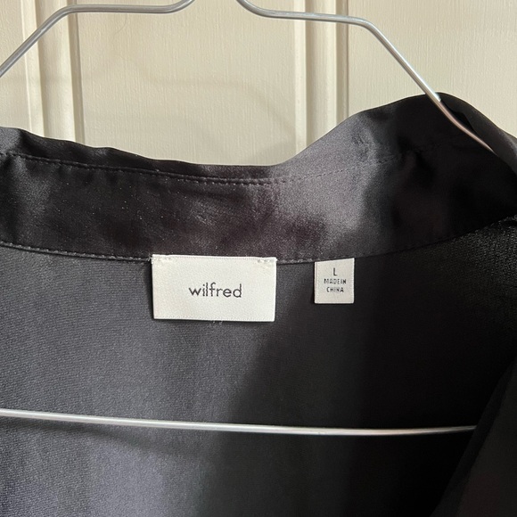 Wilfred Black Satin Blouse - Picture 3 of 4